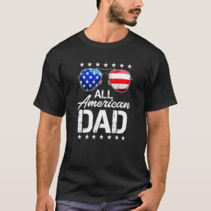 T-shirt Tous les Américains Papa 4 juillet S Fête des père