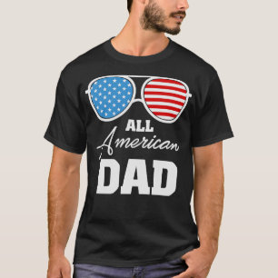 T-shirt Tous les américains papa US lunettes de soleil dra