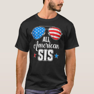 T-shirt Tous les Américains Sis Us Drapeau Pour Correspond