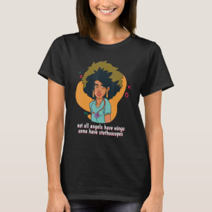 T-shirt Tous les anges n'ont pas d'ailes Certaines ont des
