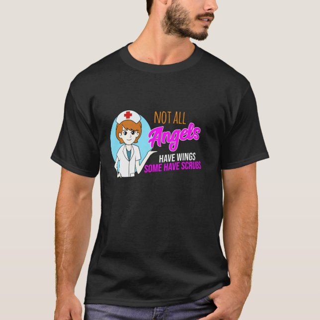 T-shirt Tous les Anges n'ont pas d'ailes Certains ont des  (Devant)
