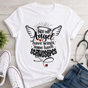 T-shirt Tous les anges n'ont pas d'ailes Certains ont des