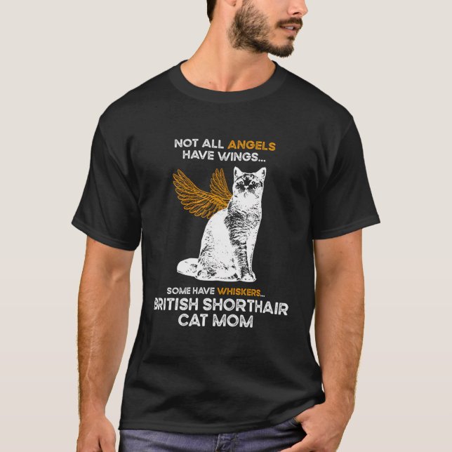 T-shirt Tous les anges n'ont pas d'ailes - Mère British Sh (Devant)