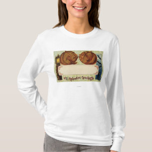 T-shirt Tous les baisers de Halloween GreetingsPumpkins