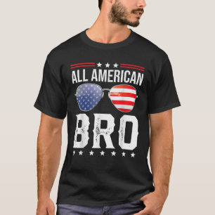 T-shirt Tous les Bro Brother américains Famille de jumelag