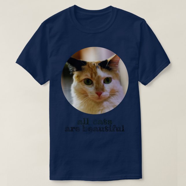 T-shirt tous les chats sont beaux 5 (Design devant)