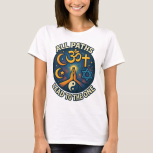 T-shirt "Tous les chemins mènent à l'un" - Unité interconf
