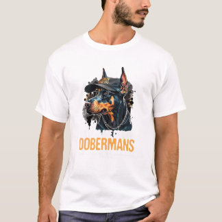 T-shirt Tous Les Chiens Sont Cool Mais Les Dobermans Régis