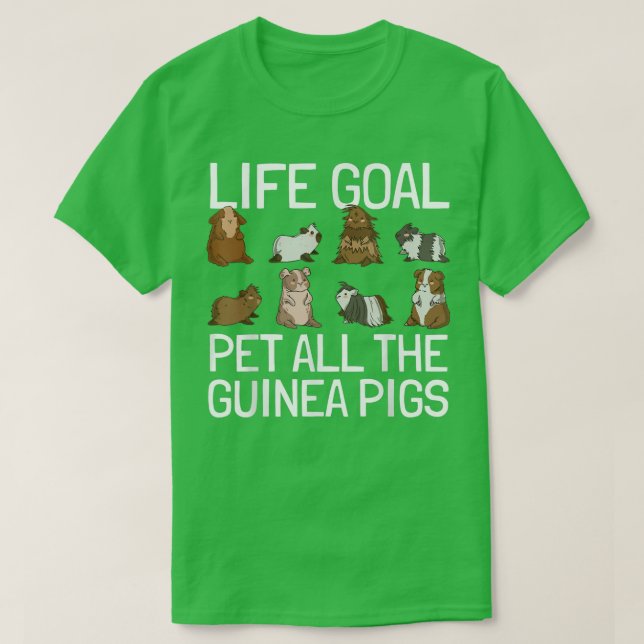 T-shirt Tous les cochons d'Inde  (Design devant)