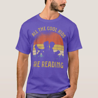 T-shirt Tous les Cool Kids are Reading Reading Kids Vintag