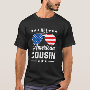 T-shirt Tous les cousins américains 4 juillet patriotique