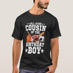 T-shirt Tous les cousins étoiles du garçon de la fête d'an