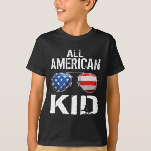 T-shirt Tous les enfants américains 4 juillet garçons Ados