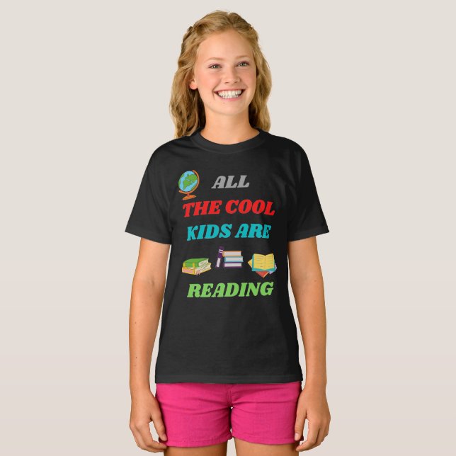 T-shirt Tous Les Enfants Cool Lisent (Devant entier)