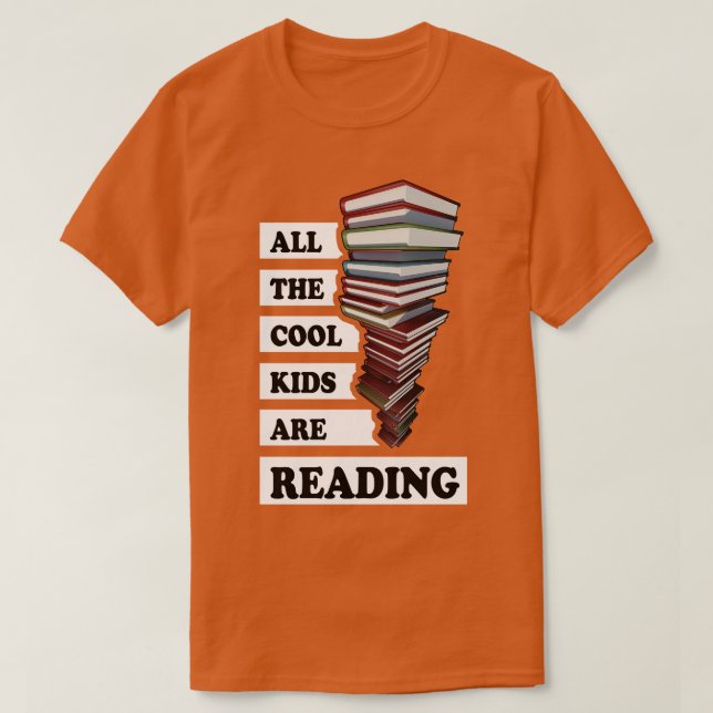T-shirt Tous les enfants cool lisent (Design devant)