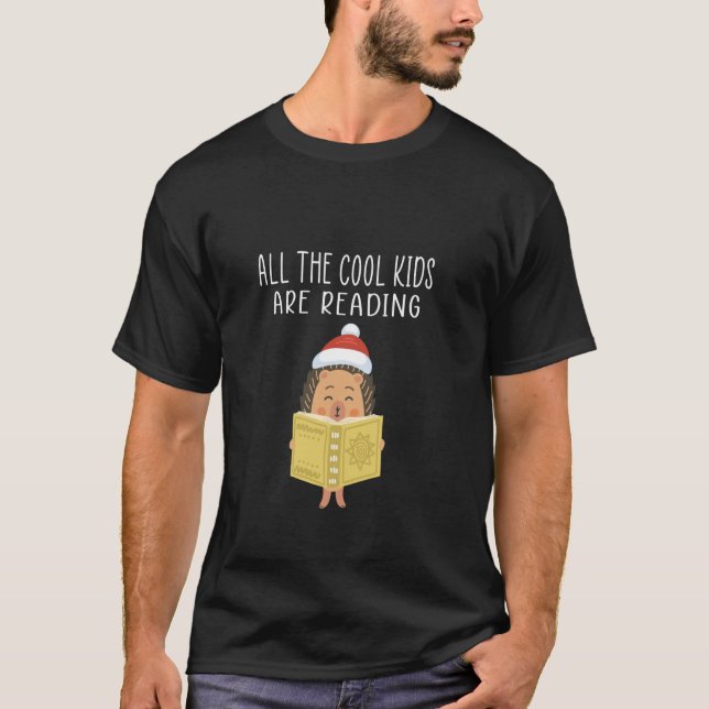 T-shirt Tous Les Enfants Cool Lisent Les Livres De Noël Li (Devant)