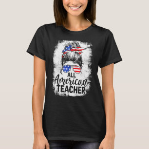 T-shirt Tous les enseignants américains 4 juillet Merica M