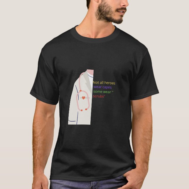 T-shirt Tous les héros ne portent pas de capuchons - Certa (Devant)
