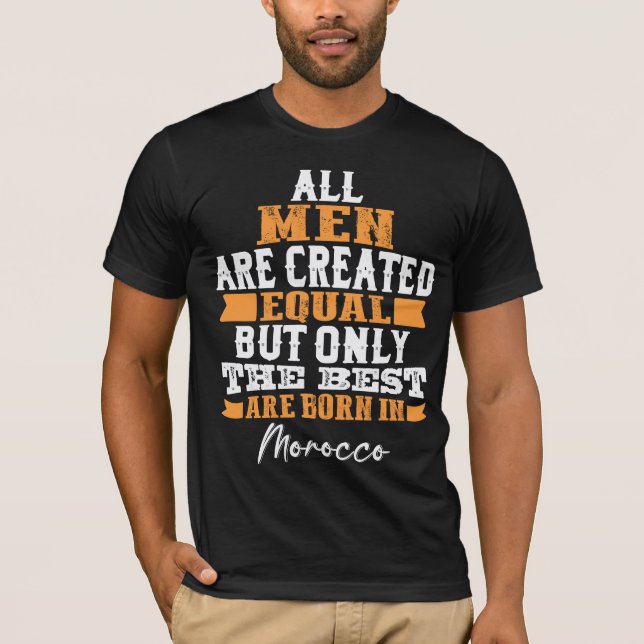 T-shirt Tous les hommes sont créés égaux (Devant)
