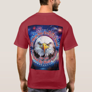 T-shirt Tous les hommes sont créés égaux Brown Eagle Feux 