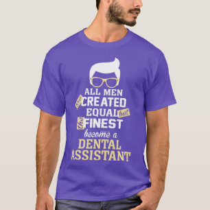 T-shirt Tous Les Hommes Sont Créés Égaux Mais Le Plus Fini