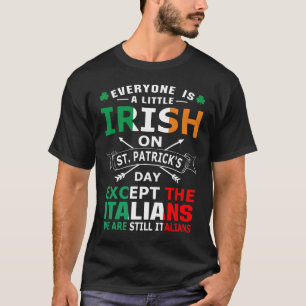 T-shirt Tous les Italiens de la fête de la Saint Patrick