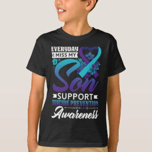T-shirt Tous Les Jours Je Manque Mon Fils Des Prix De Prév