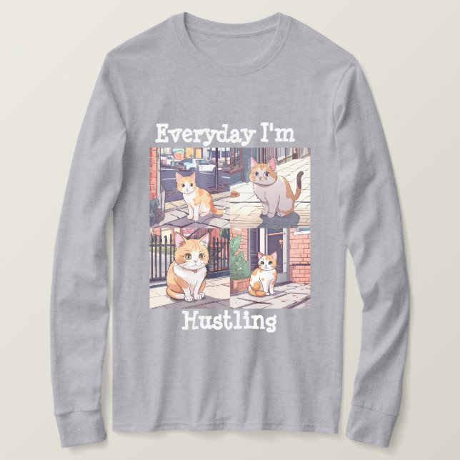 T-shirt Tous les jours, je suis Chat (Design devant)