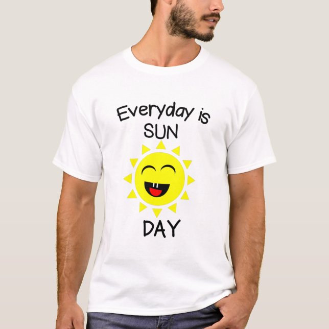 T-shirt tous les jours, le dimanche (Devant)