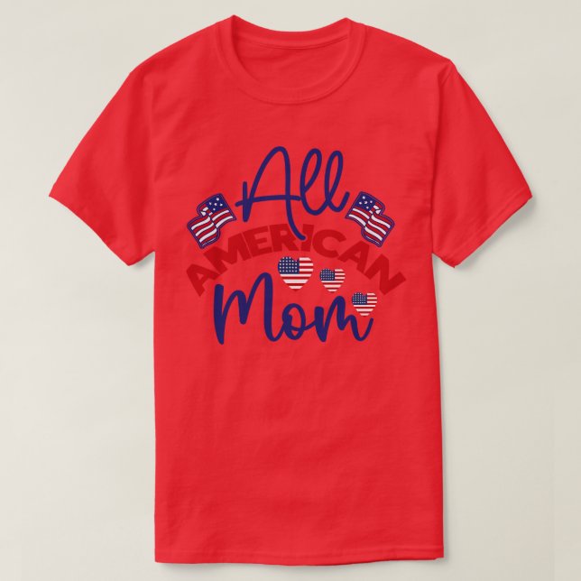 T-shirt Tous les lunettes de soleil américains MOM US pour (Design devant)