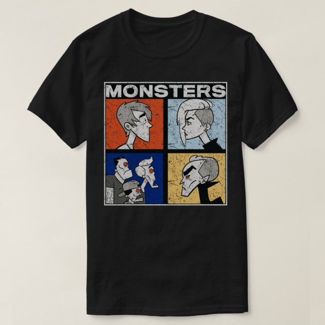 T-shirt tous les monstres (Design devant)
