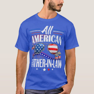 T-shirt Tous les Pères Américains 4 juillet 3 Pères