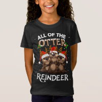 Tous les rennes de Otter Noël drôle mignonne