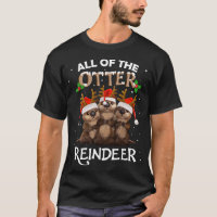 Tous les rennes de Otter Noël drôle mignonne