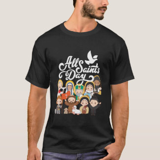 T-shirt Tous les Saints Day Enfants catholiques St Francis