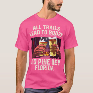 T-shirt Tous Les Sentiers Conduisent À Boze Big Pine Key C