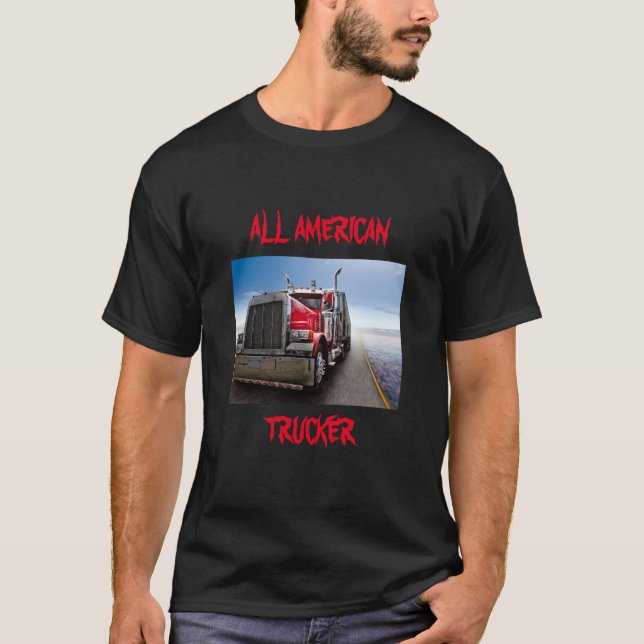 T-shirt Tous les Trucker américains (Devant)