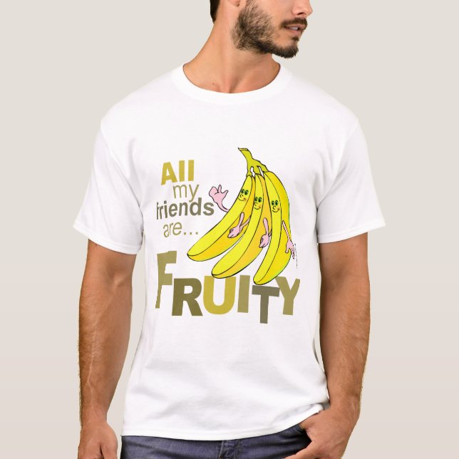 T-shirt Tous mes amis sont fruités (Devant)