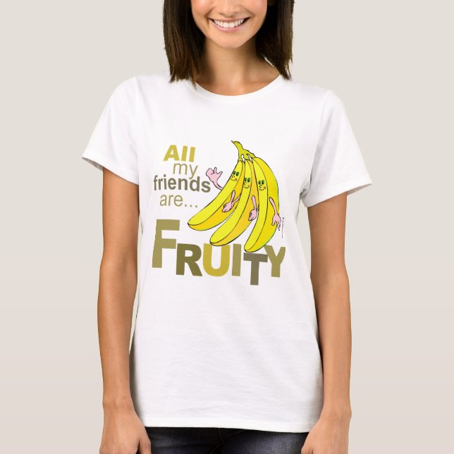 T-shirt Tous mes amis sont fruités (Devant)