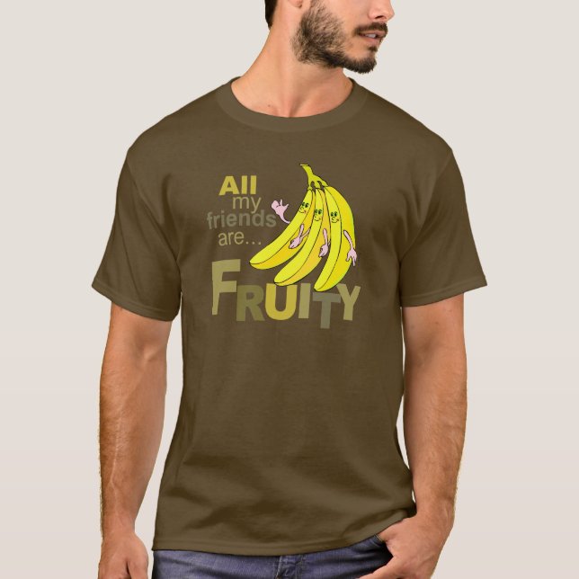 T-shirt Tous mes amis sont Fruity (Devant)