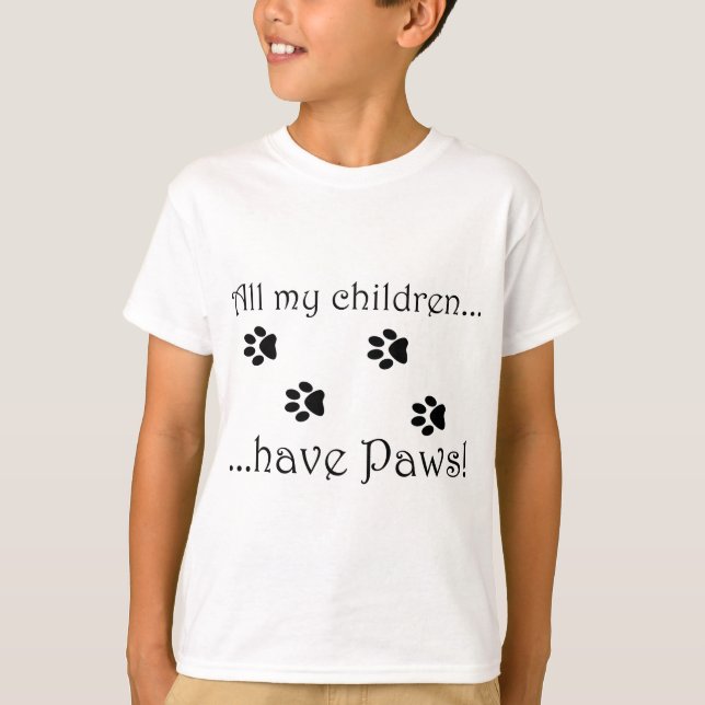 T-shirt Tous mes enfants… (Devant)