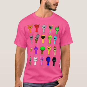 T-shirt Tous mes jouets de jeu Sprunki