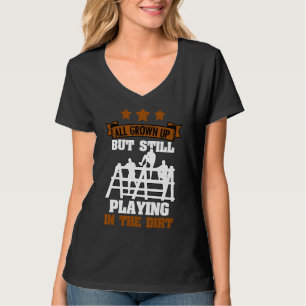 T-shirt Tous Ont Grandi À La Course À La Boue Pour Un Ru C