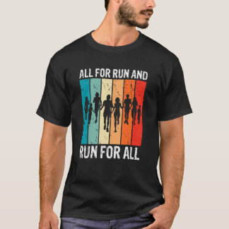 T-shirt Tous pour la course Unité Faites du jogging ensemb