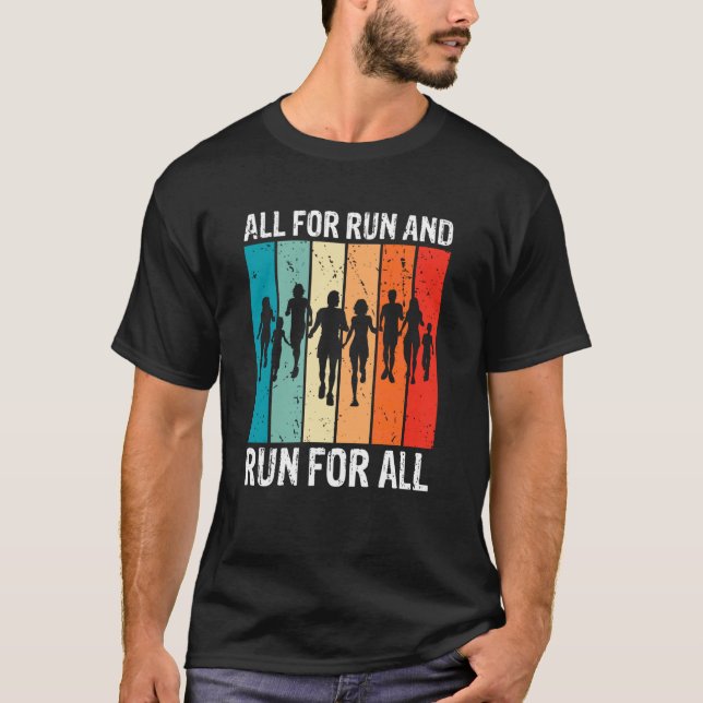 T-shirt Tous pour la course Unité Faites du jogging ensemb (Devant)