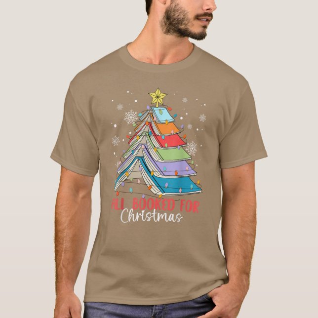 T-shirt Tous Réservés Pour Le Livre De Noël Lumière De Sap (Devant)
