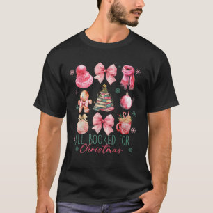 T-shirt Tous Réservés Pour Noël Coquette Bow Girl Book L