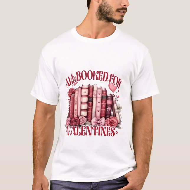 T-shirt Tous réservés pour Valentine Bookish (Devant)