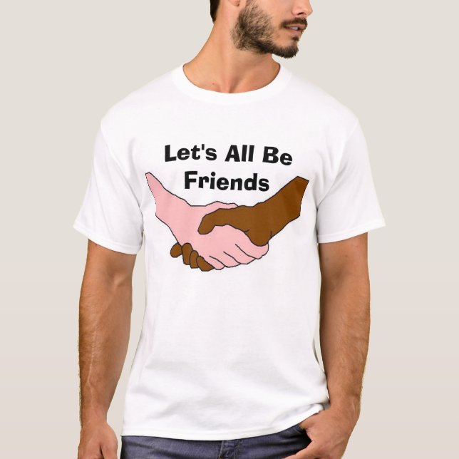 T-shirt Tous soyons des amis (Devant)