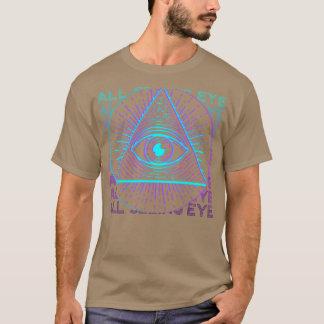 T-shirt Tous Voir Les Yeux Rétro Tous Voir Les Yeux Cadeau